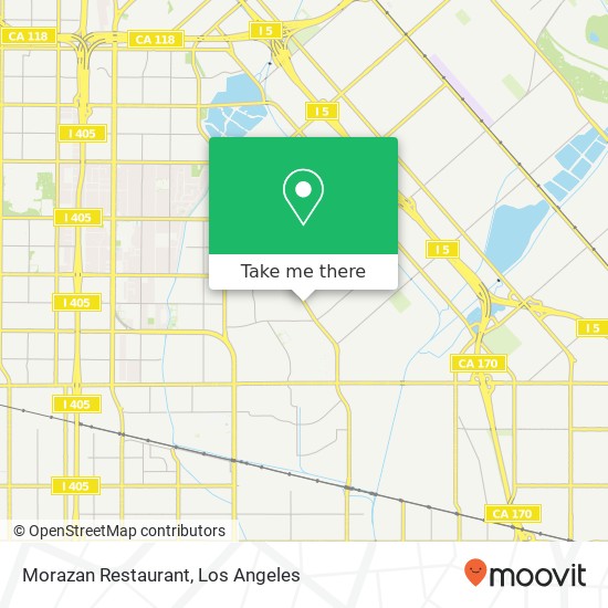 Mapa de Morazan Restaurant, 8923 Woodman Ave Pacoima, CA 91331