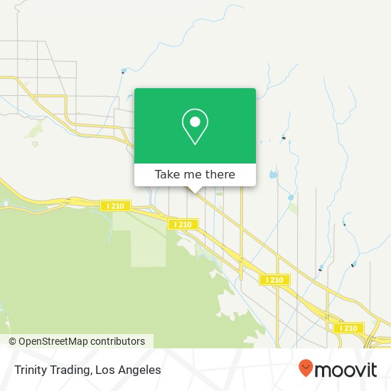 Mapa de Trinity Trading, 3702 Foothill Blvd La Crescenta, CA 91214