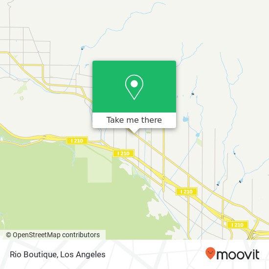 Mapa de Rio Boutique, 3642 Foothill Blvd La Crescenta, CA 91214