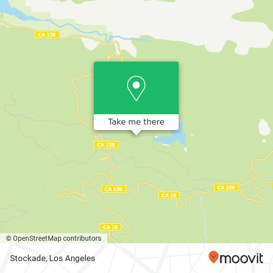 Mapa de Stockade, 23881 Lake Dr Crestline, CA 92325