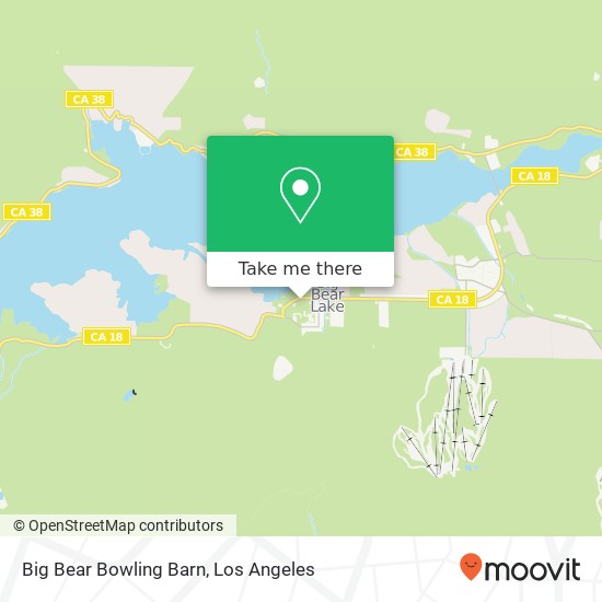 Big Bear Bowling Barn map