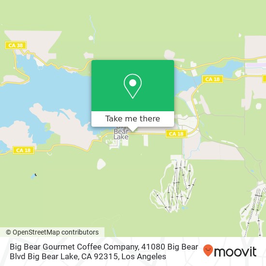 Big Bear Gourmet Coffee Company, 41080 Big Bear Blvd Big Bear Lake, CA 92315 map