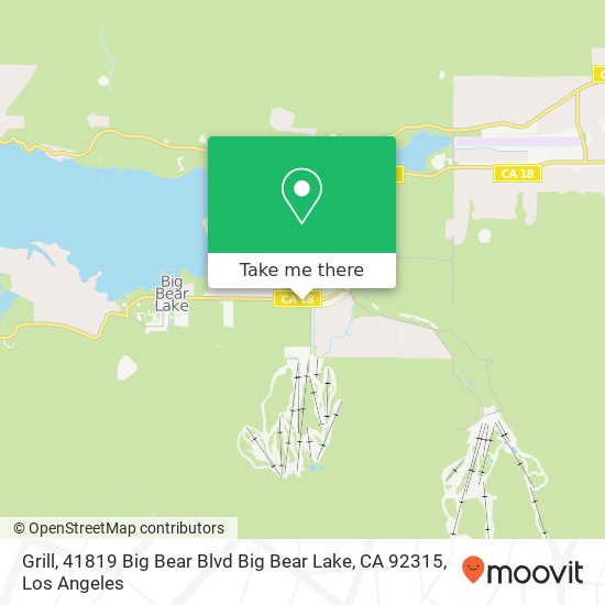 Grill, 41819 Big Bear Blvd Big Bear Lake, CA 92315 map
