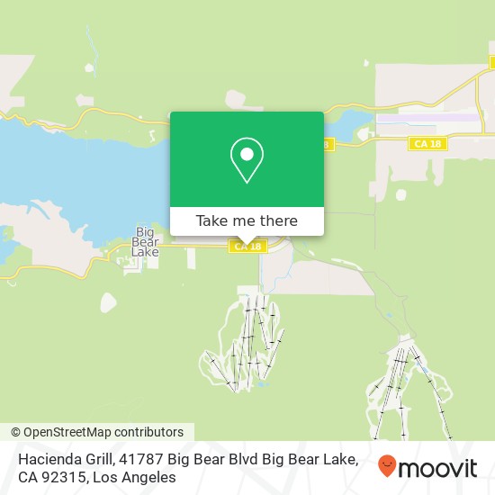Hacienda Grill, 41787 Big Bear Blvd Big Bear Lake, CA 92315 map