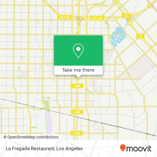 Mapa de La Fregada Restaurant, 15607 Nordhoff St North Hills, CA 91343