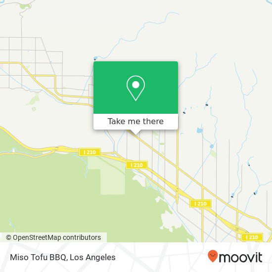 Mapa de Miso Tofu BBQ, 3839 Foothill Blvd La Crescenta, CA 91214