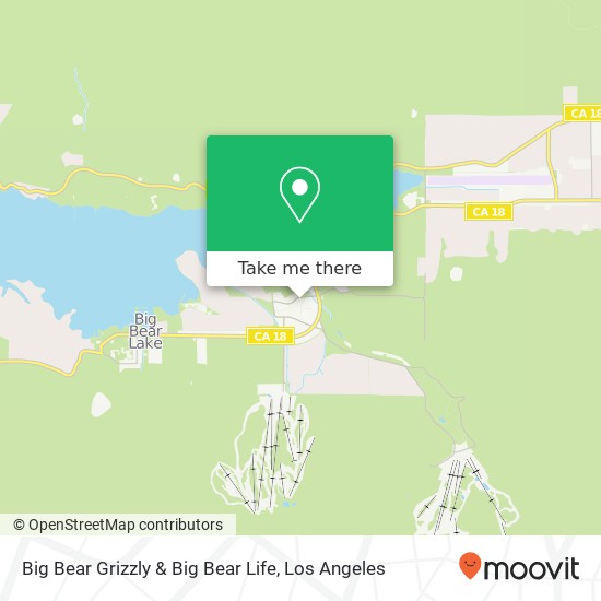 Big Bear Grizzly & Big Bear Life map