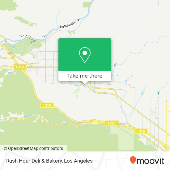 Rush Hour Deli & Bakery, 7420 Foothill Blvd Tujunga, CA 91042 map