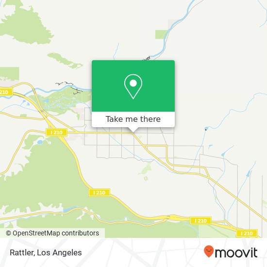 Mapa de Rattler, 7803 Foothill Blvd Sunland, CA 91040