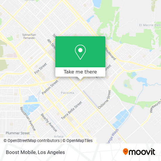 Boost Mobile map