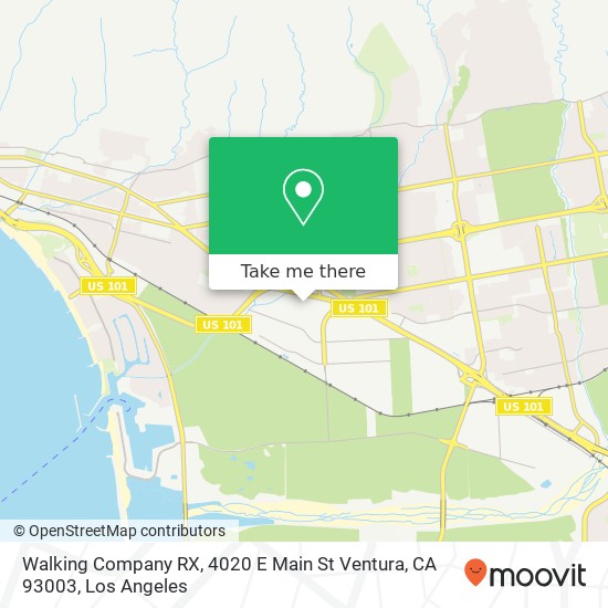Walking Company RX, 4020 E Main St Ventura, CA 93003 map