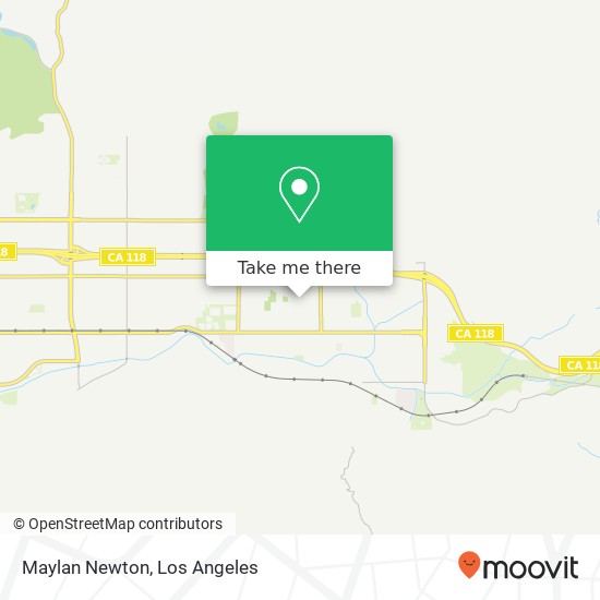 Mapa de Maylan Newton, 2222 Emmett Ave Simi Valley, CA 93063