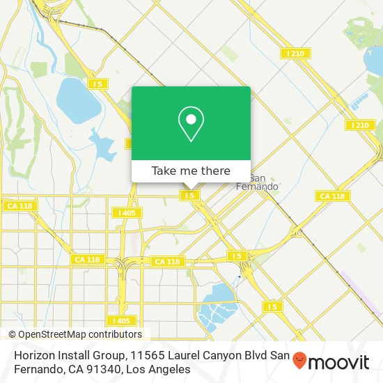 Horizon Install Group, 11565 Laurel Canyon Blvd San Fernando, CA 91340 map