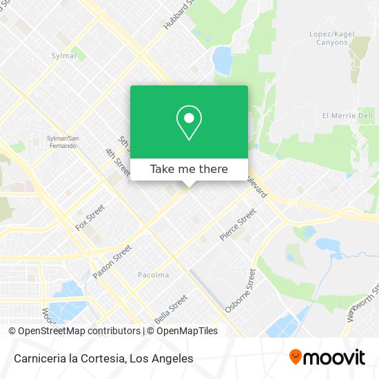 Carniceria la Cortesia map