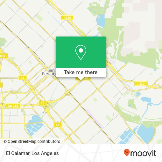 Mapa de El Calamar, 11408 Herrick Ave Los Angeles, CA 91331