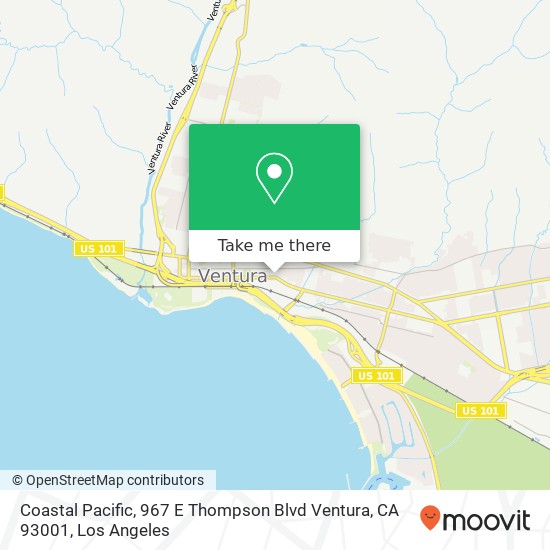 Coastal Pacific, 967 E Thompson Blvd Ventura, CA 93001 map