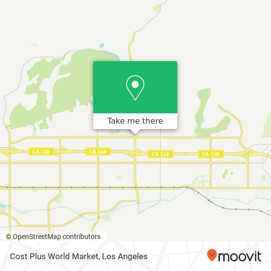 Cost Plus World Market, 2910 Tapo Canyon Rd Simi Valley, CA 93063 map