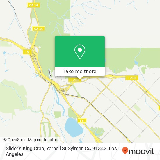 Slider's King Crab, Yarnell St Sylmar, CA 91342 map