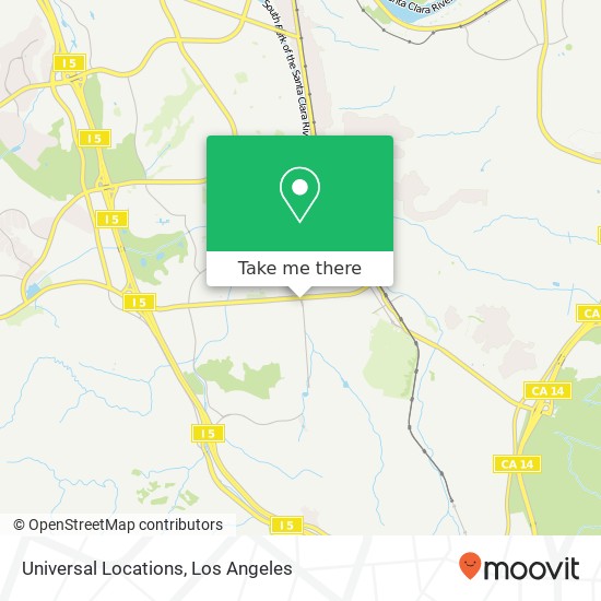 Universal Locations map