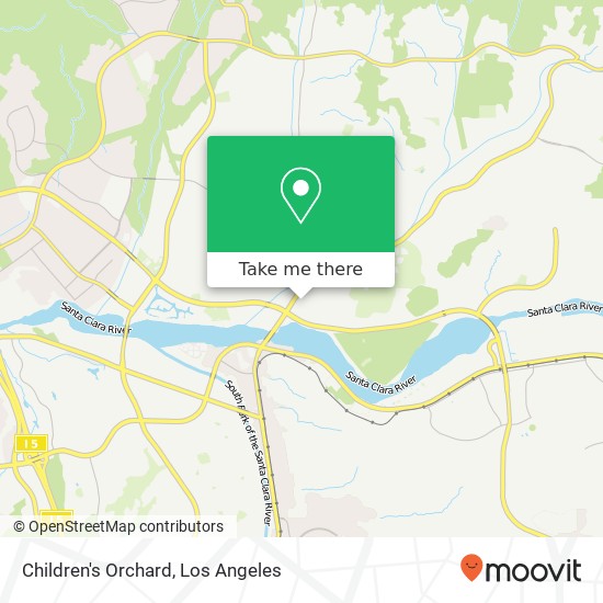 Mapa de Children's Orchard, 26576 Bouquet Canyon Rd Santa Clarita, CA 91350