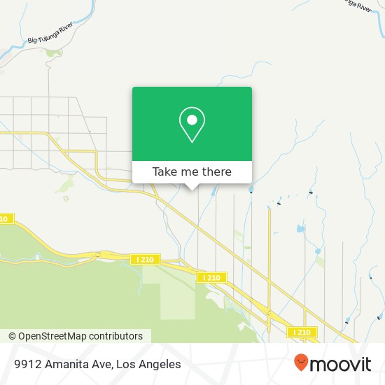 9912 Amanita Ave map
