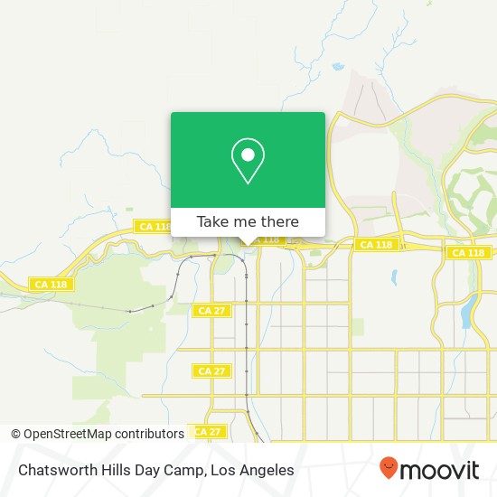 Chatsworth Hills Day Camp map