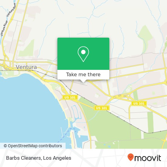 Barbs Cleaners map