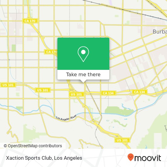 Xaction Sports Club map