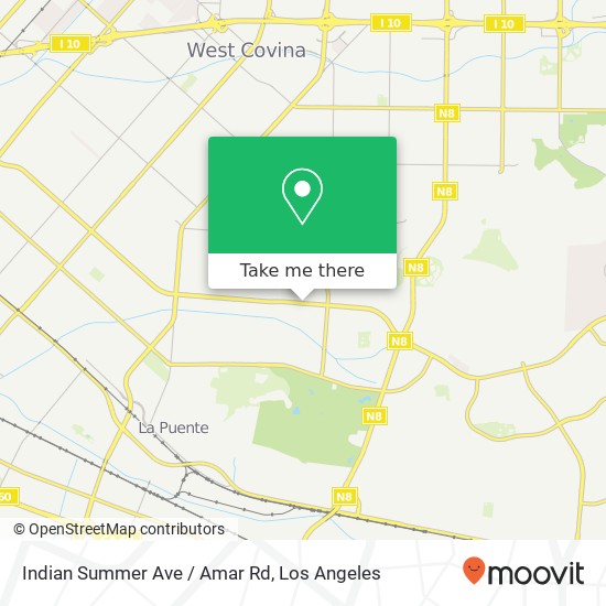 Mapa de Indian Summer Ave / Amar Rd