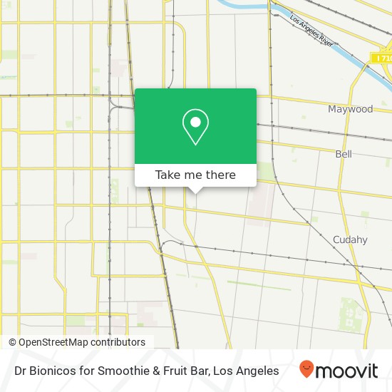 Dr Bionicos for Smoothie & Fruit Bar map