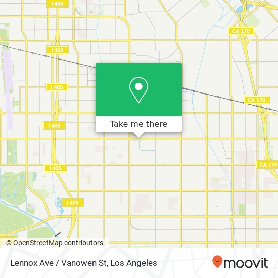 Lennox Ave / Vanowen St map