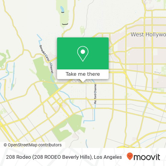 208 Rodeo (208 RODEO Beverly Hills) map