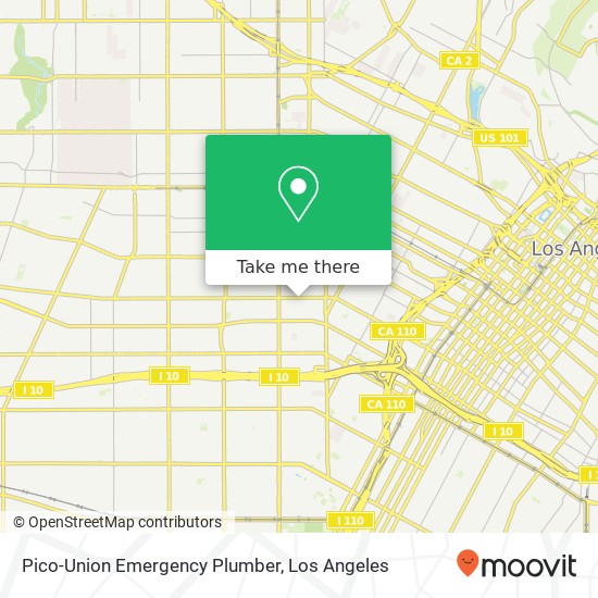 Pico-Union Emergency Plumber map