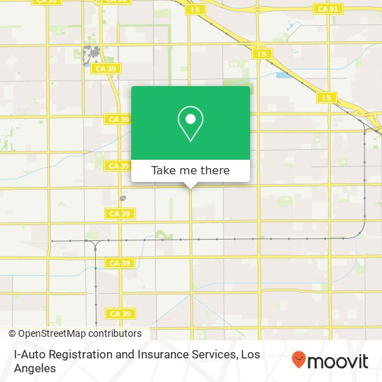 I-Auto Registration and Insurance Services map