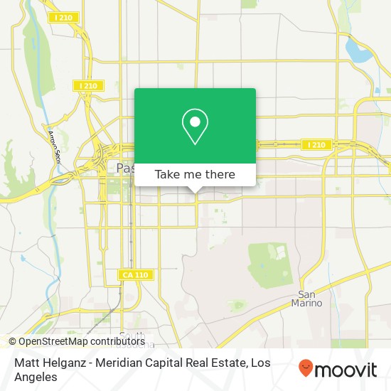Matt Helganz - Meridian Capital Real Estate map