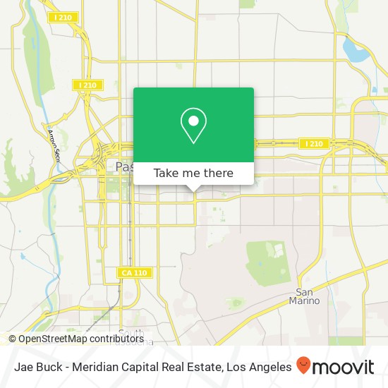 Jae Buck - Meridian Capital Real Estate map