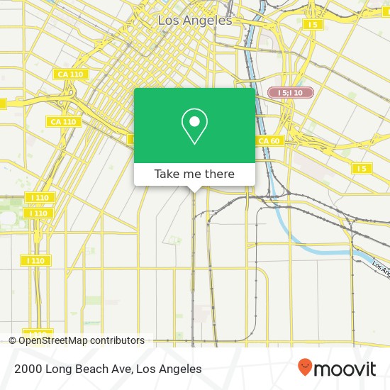 Mapa de 2000 Long Beach Ave