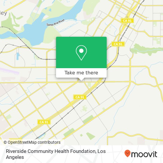 Riverside Community Health Foundation map