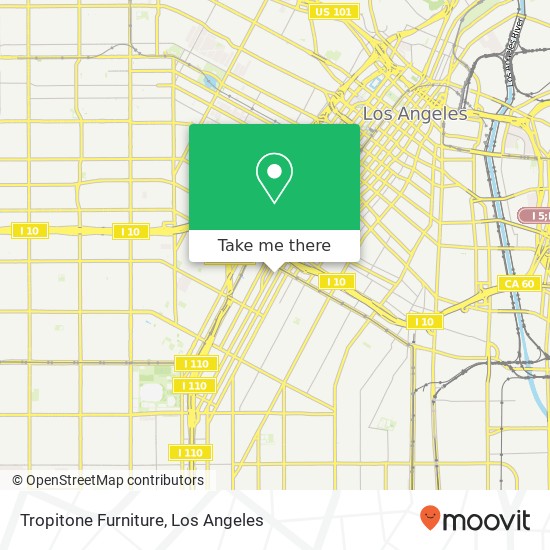 Tropitone Furniture map