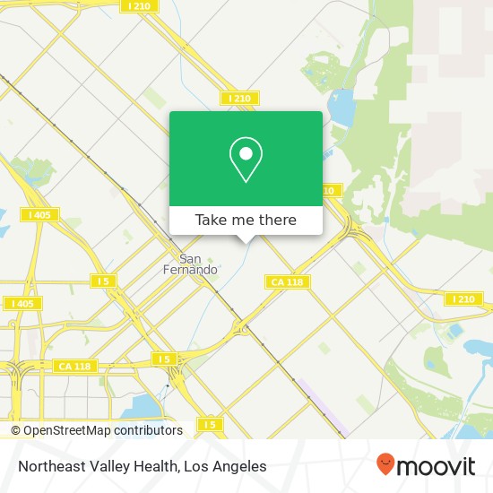 Mapa de Northeast Valley Health