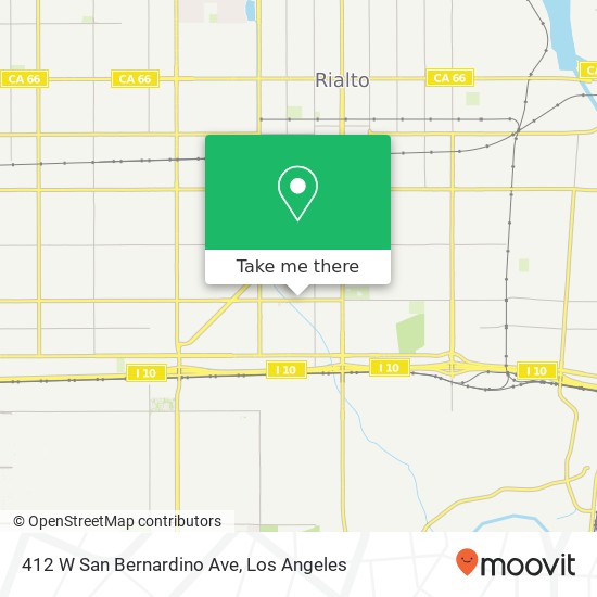 412 W San Bernardino Ave map