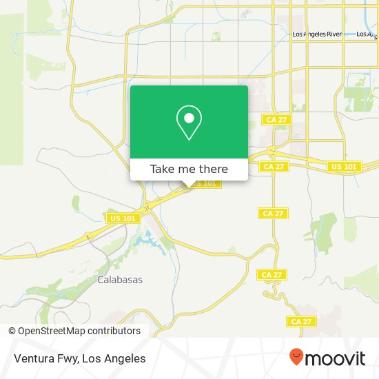 Ventura Fwy map