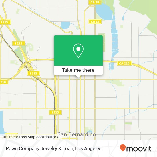 Pawn Company Jewelry & Loan map