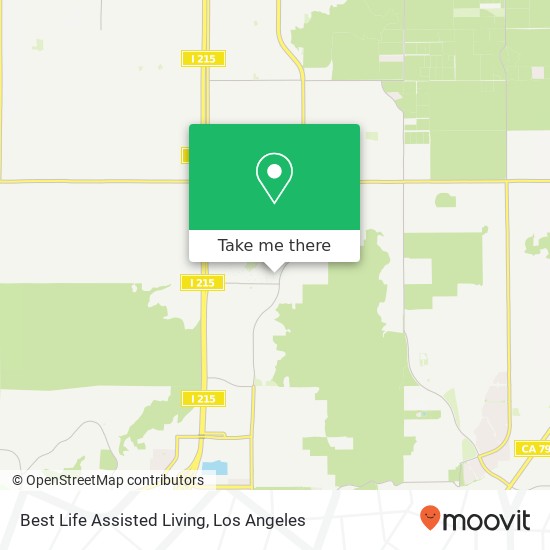 Best Life Assisted Living map