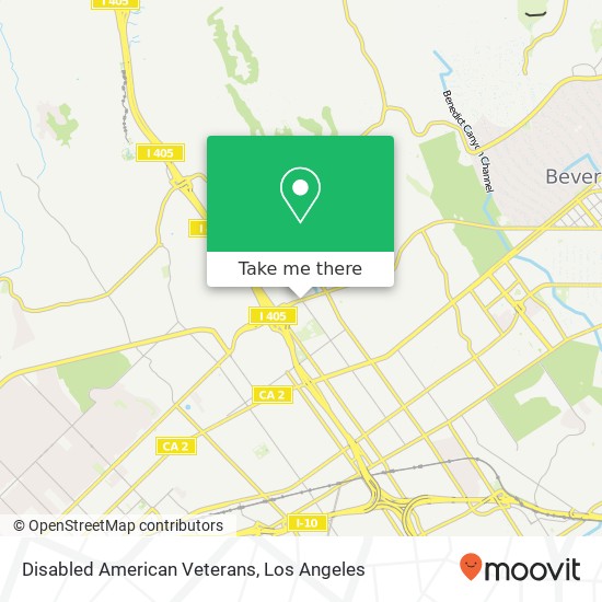 Disabled American Veterans map