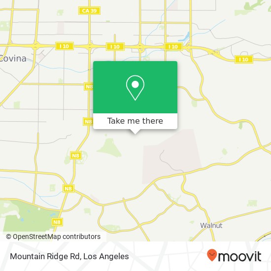 Mountain Ridge Rd map