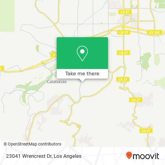 Mapa de 23041 Wrencrest Dr