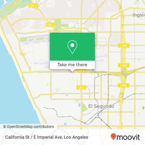 Mapa de California St / E Imperial Ave