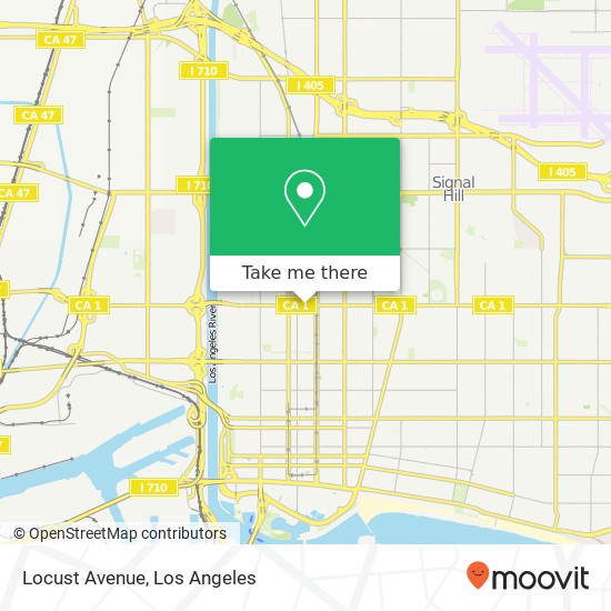 Locust Avenue map