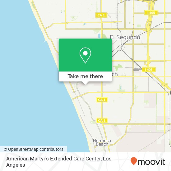 American Martyr's Extended Care Center map